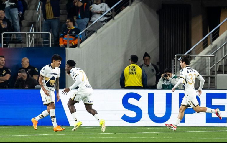 Roberto Morales abrió el marcador en San Diego, pero los Pumas no volvieron a anotar. IMAGO7/A. Gutiérrez