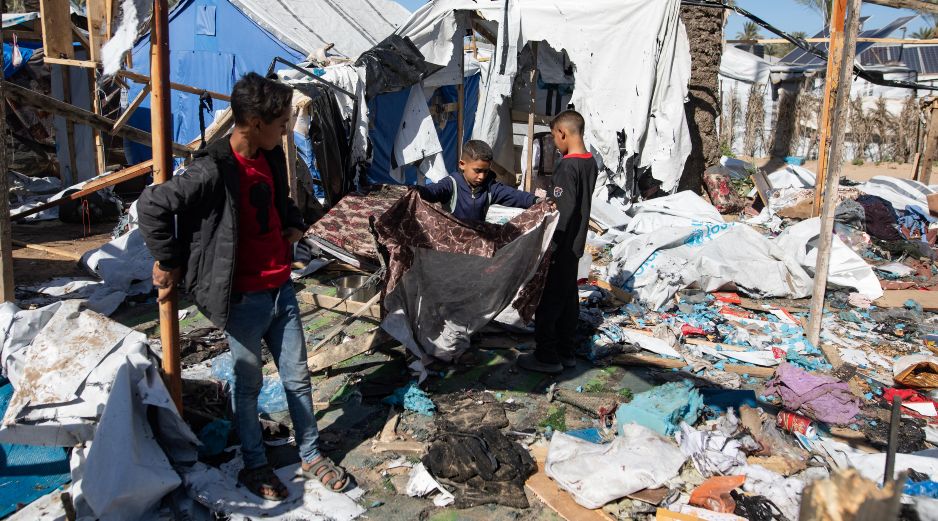 Más de 530 palestinos fallecieron por fuego israelí desde la entrada en vigor de la tregua, según el Ministerio de Salud gazatí. EFE/H. IMAD