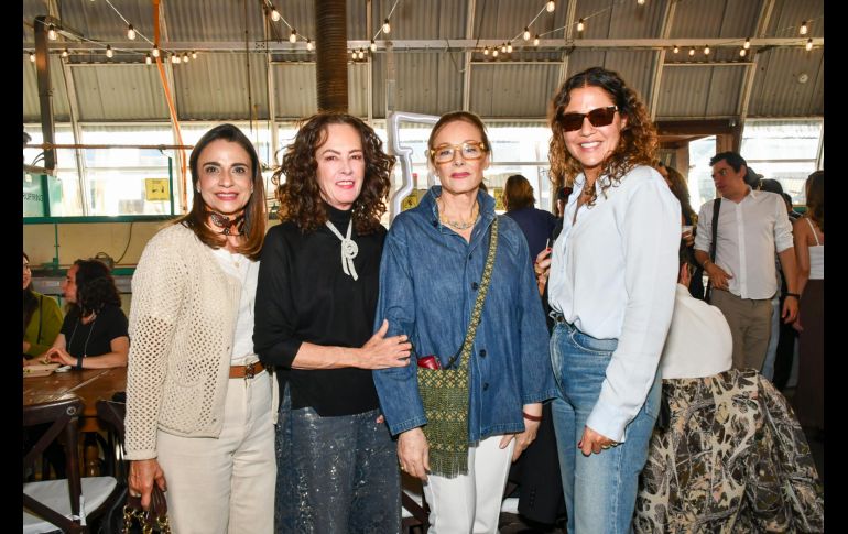 Gina Muñoz, Ana Paula Godínez, Martha Collignon y Lorena Martínez. GENTE BIEN JALISCO / Revista del 6 de febrero 2026