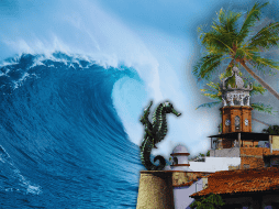 El Servicio Meteorológico Nacional también advirtió que este miércoles se prevé mar de fondo de 2.0 a 3.0 metros de altura en las costas de Jalisco. ESPECIAL / CANVA