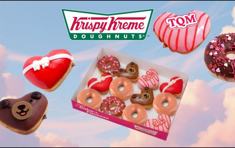 Krispy Kreme celebra San Valentín con donas de edición especial, promociones y una dinámica para sorprender a tu persona especial. X/@krispykrememx/ESPECIAL