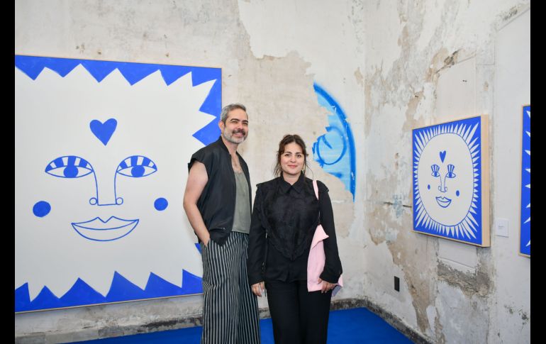 Nacho Vázquez y Pilar Manrique. GENTE BIEN JALISCO /  Inauguración de la exposición “No vivirás con los ojos cerrados” en Art WKND GDL 2026