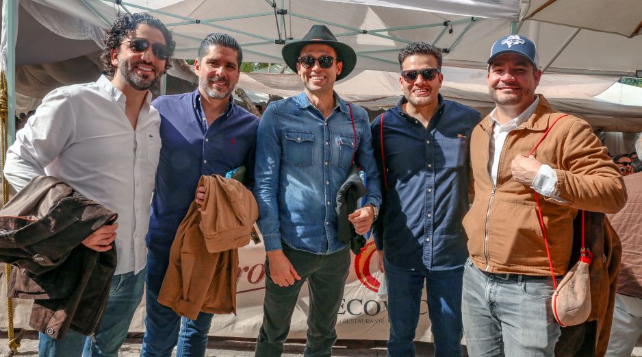 Juan Pablo Elizundia, Andrés Camarena, Jaime De Alba, Jorge González y Gustavo Murillo. GENTE BIEN JALISCO / Revista del 6 de febrero 2026
