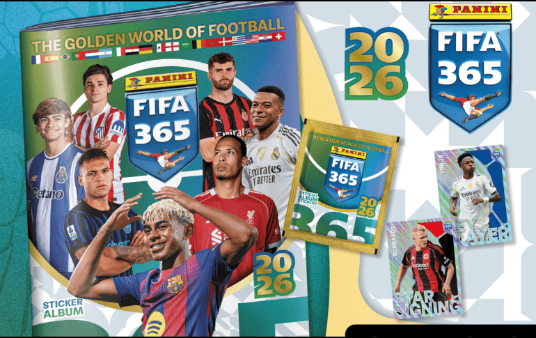 Con casi mil estampas más páginas y un Mundial sin precedentes el álbum Panini 2026  promete ser el más grande de la historia. INSTAGRAM/@panini_mx