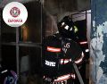 El fuego logró ser sofocado con el uso del chorro de agua y se realizaron las labores de enfriamiento en sitio para evitar reactivaciones. ESPECIAL / FACEBOOK Protección Civil y Bomberos Zapopan