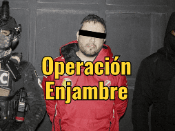 El 22 de noviembre 2024, Omar García Harfuch dio a conocer la llamada Operación Enjambre. EFE / SECRETARIA DE SEGURIDAD Y PROTECCIÓN CIUDADANA DE MÉXICO