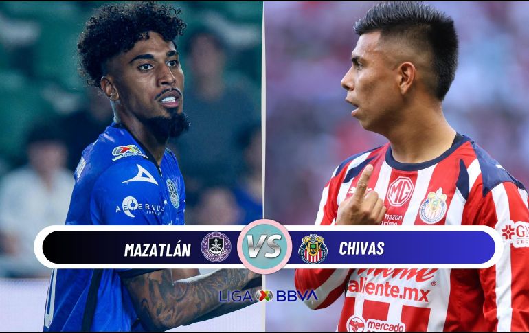 Mazatlán recibe a Chivas en el Estadio El Encanto por la Jornada 5 del Clausura 2026. ESPECIAL / IMAGO7 y CANVA