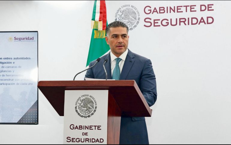 Omar García Harfuch. El secretario de Seguridad informó que la Operación Enjambre ha derivado en la detención de 67 servidores públicos. ESPECIAL