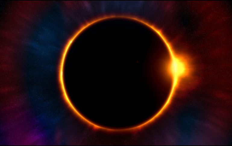 El eclipse solar anular de febrero permitirá ver el llamado “Anillo de Fuego”, un fenómeno que ocurre cuando la Luna no cubre por completo al Sol. CANVA