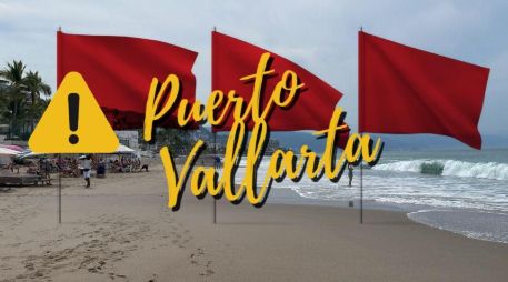 Así serán las condiciones del mar en Puerto Vallarta este fin de semana. ESPECIAL / FACEBOOK Protección Civil y Bomberos Puerto Vallarta