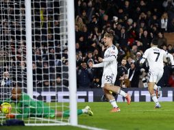 Raúl Jiménez fue protagonista en el gol del Fulham, pero no logró evitar la remontada del Everton en el cierre del partido. EFE / T. Akmen