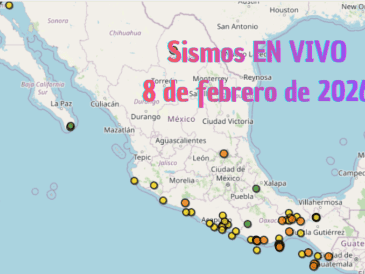 Sismos en México | EN VIVO | 8 de febrero de 2026. ESPECIAL / SSN