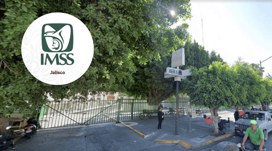 El  Sindicato Nacional de Trabajadores del Seguro Social Sección 3 Jalisco informó que se desvinculan completamente de dicha imagen difundida por la trabajadora y se posicionaron en contra de la investigación interna. ESPECIAL/ GOOGLE MAPS