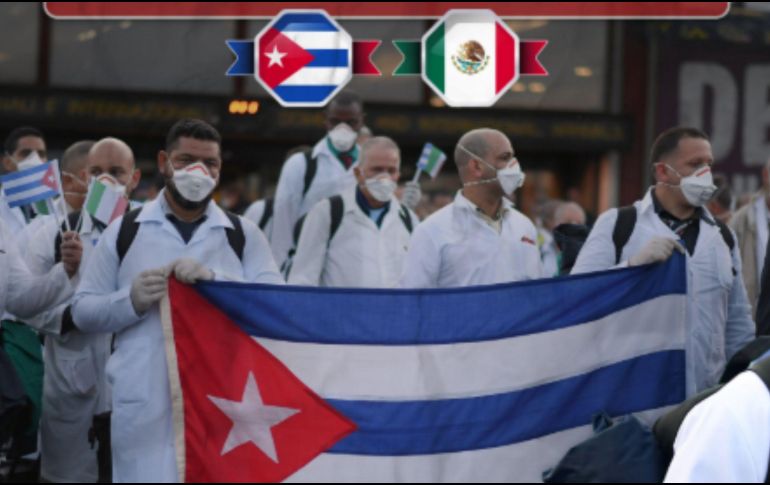 Morena recapituló la llegada de personqal médico a México desde Cuba cuando más se necesitaba. X / @PartidoMorenaMx