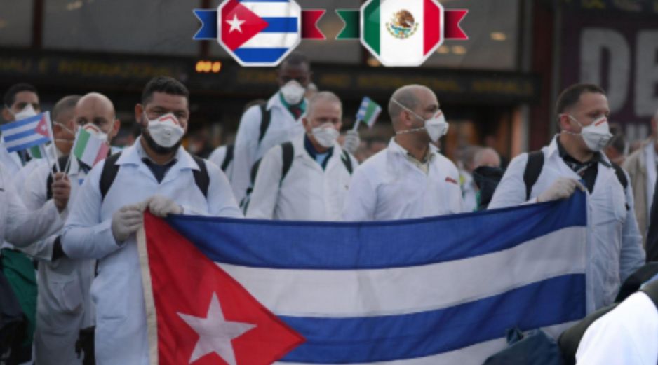 Morena recapituló la llegada de personqal médico a México desde Cuba cuando más se necesitaba. X / @PartidoMorenaMx