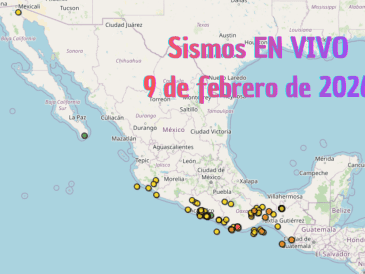 Sismos en México | EN VIVO | 9 de febrero de 2026. ESPECIAL / SSN