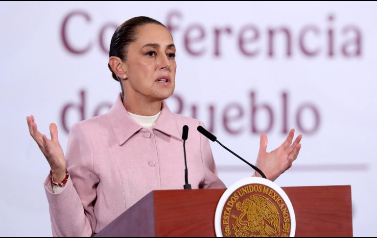 La Mandataria precisó que, a pesar de que la empresa minera Vizsla Silver es canadiense, el Gobierno de Canadá no ha hablado 