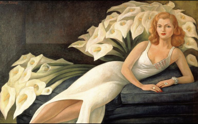 Obra de Diego Rivera titulada “Retrato de Natasha Gelman”, 1943. CORTESÍA