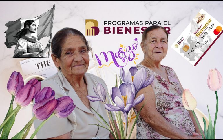 Las personas que pueden registrarse en la Pensión Bienestar son aquellos adultos mayores de 65 años; mujeres de 60 a 64 años que aún no alcanzan la edad para la pensión; y las personas con discapacidad. ESPECIAL / Programas del Bienestar y CANVA