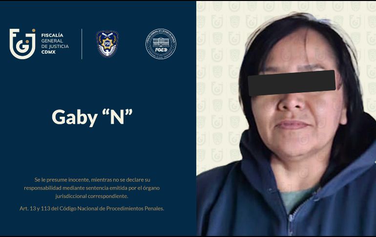 Tras su captura, Gaby 