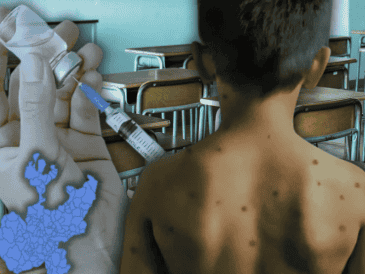 Hasta el jueves de la semana pasada, eran 30 las escuelas afectadas por sarampión en Jalisco. ESPECIAL