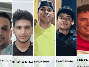 Las familias de los cinco varones presentaron las denuncias respetivas sobre sus desapariciones por lo que la Comisión Estatal de Búsqueda de Personas emitió sus fichas de localización. ESPECIAL/ Comisión Estatal de Búsqueda de Personas en el Estado de Sinaloa