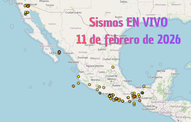 Monitoreo EN VIVO de los temblores en México. ESPECIAL / SSN&nbsp;&nbsp;