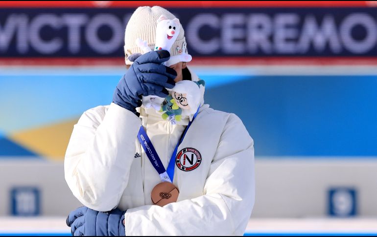 El biatleta Sturla Holm Laegreid se puso a llorar y dijo haber cometido 