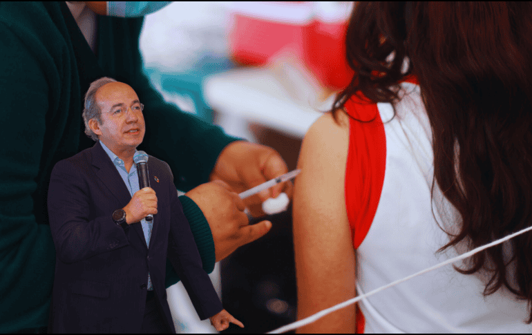 Calderón se pronunció sobre el brote de sarampión en México. EFE / ARCHIVO