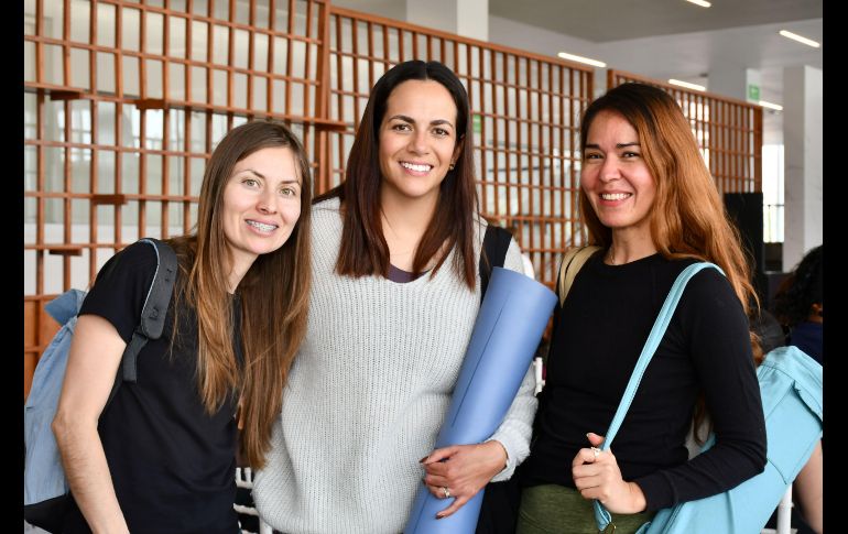 Lourdes Muñoz, Estefanía Peña y Adriana Nilo.  GENTE BIEN JALISCO/M. RACHED.
