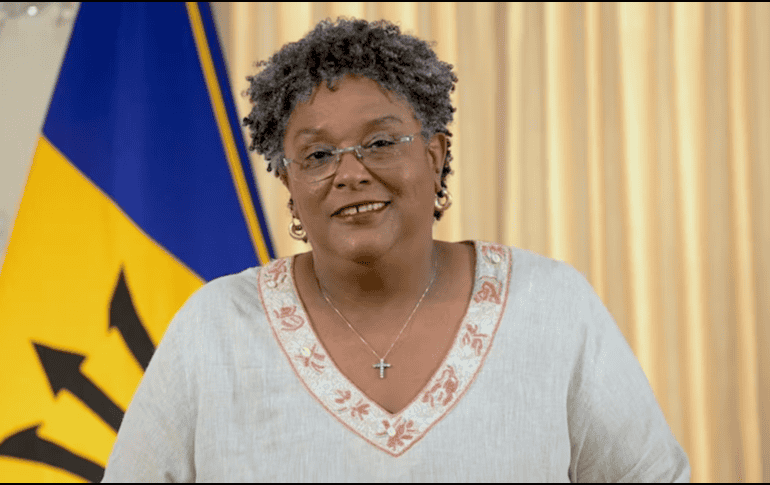 Mia Amor Mottley, primera ministra de Barbados, se ha consolidado como una figura central en la diplomacia climática global mediante la 'Iniciativa Bridgetown'.  X / @miaamormottley