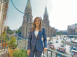 Verónica Delgadillo expuso los alcances del programa de vivienda para los jóvenes y las estrategias de rehabilitación de espacios públicos en Guadalajara. Será un año récord en inversión. EL INFORMADOR/ A. Navarro