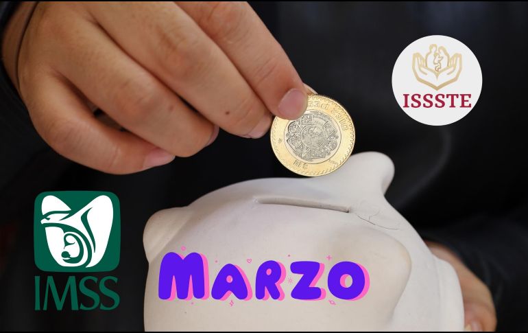 La diferencia entre el pago de la Pensión del IMSS e ISSSTE no está relacionada con el monto ni con algún beneficio extra, sino simplemente con la manera en que cada institución organiza su calendario de pagos. ESPECIAL / CANVA