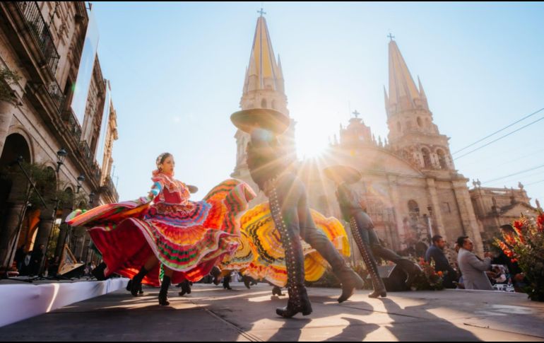La celebración se lleva a cabo en la Plaza Guadalajara del Centro Histórico. ESPECIAL/Ayuntamiento de Guadalajara