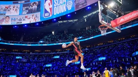 El alero del Heat, Keshad Johsnson, logró una media de 97,4 puntos que lo proclamaron campeón. AP/M. Terrill