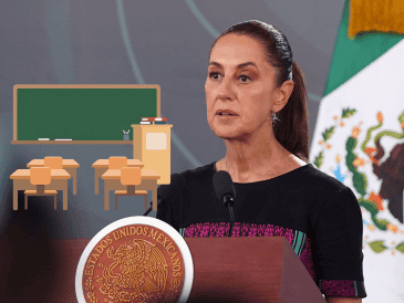 Sheinbaum recordó que la Nueva Escuela Mexicana se implementó en 2018 bajo el gobierno de Andrés Manuel López Obrador. SUN / ARCHIVO