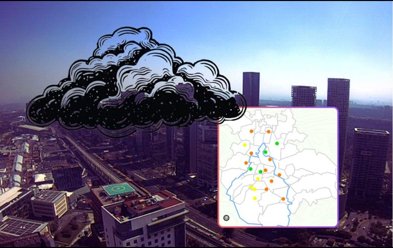 Te compartimos la calidad del aire en la capital del país tras el final de la Fase I de la contingencia ambiental vigente hasta la noche del 14 de febrero. ESPECIAL / Calidad del Aire / Webcams de México