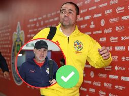 El brasileño, en un acto de humildad, reconoció ante la prensa que el argentino está haciendo un gran trabajo en Chivas en el Clausura 2026. Imago7 / ARCHIVO