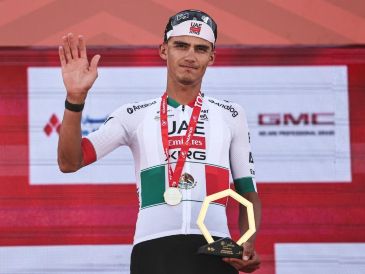 En la clasificación general, el mexicano aventaja por cuatro segundos a Cees Bol y por seis a Antonio Tiberi. AFP / F. Sena