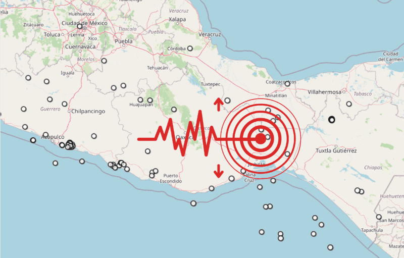 Sismo en Oaxaca. ESPECIAL / SSN&nbsp;