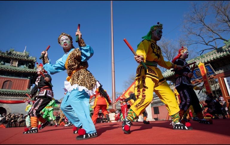 Este día comenzó el Año Nuevo Lunar en China que celebra al Caballo de Fuego. EFE / EPA / ANDRES MARTINEZ CASARES
