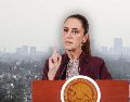 Sheinbaum puntualizó un par de aspectos a considerar sobre las recientes activaciones de contingencia ambiental en Ciudad de México. SUN / ARCHIVO / EFE / Isaac Esquivel