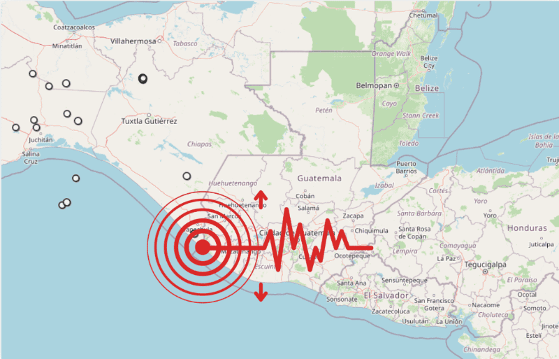 &nbsp;Sismo en Chiapas. ESPECIAL / SSN
