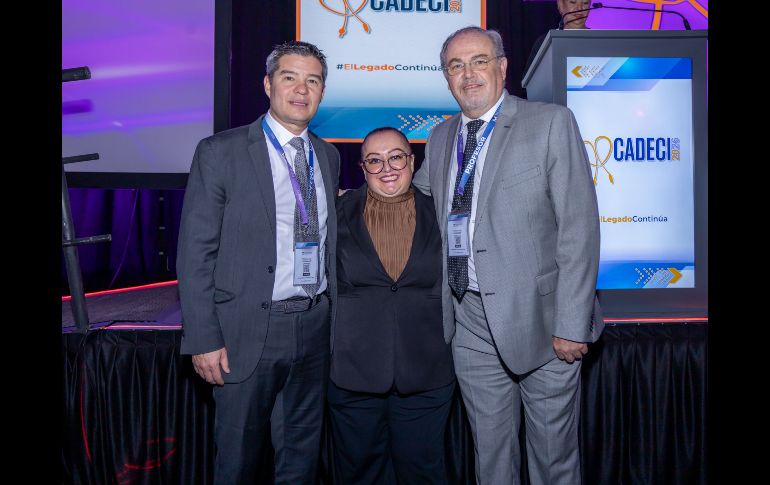 Juan Fernando Granada, Ethel Chávez y Fernando Petersen. GENTE BIEN JALISCO / J. Soltero