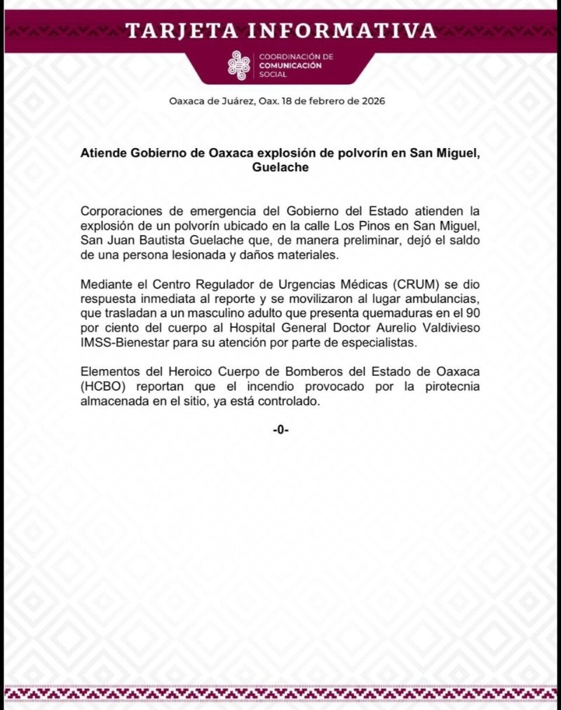 GOBIERNO DE OAXACA