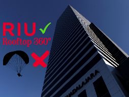 La terraza del rascacielos más grande de Guadalajara ha reabierto tras el incidente con el paracaidista. EL INFORMADOR / ARCHIVO