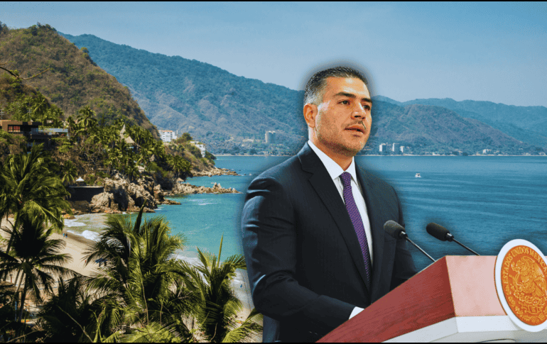 García Harfuch reiteró que la UIF lleva el caso del resort en Puerto Vallarta en coordinación con la FGR. EFE / ESPECIAL / CANVA