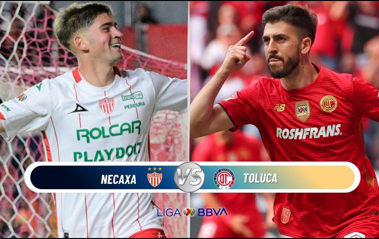 Necaxa y Toluca se enfrentan en el Estadio Victoria por la Jornada 7 del Clausura 2026. ESPECIAL / IMAGO7 y CANVA