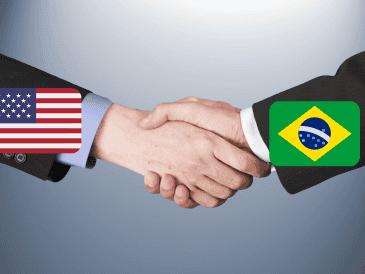 Donald Trump había impuesto a Brasil aranceles de hasta un 50% en sus productos, un porcentaje bastante alto. CANVA