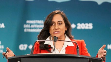 La ministra de Exteriores canadiense, Anita Anand. AFP / ARCHIVO